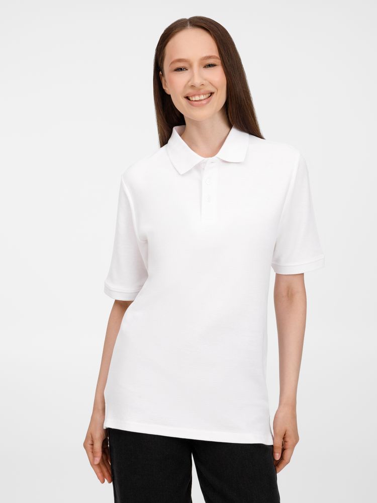 Рубашка поло унисекс Upswing, белая-1
