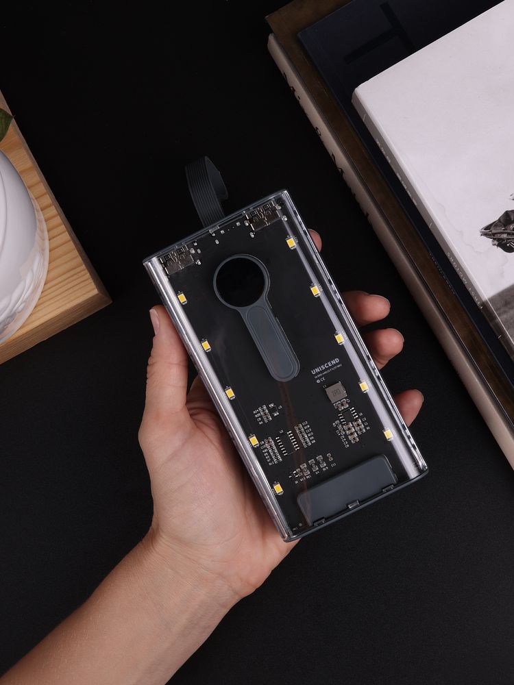 Аккумулятор Trellis Digital 10000 мАч, темно-серый-5