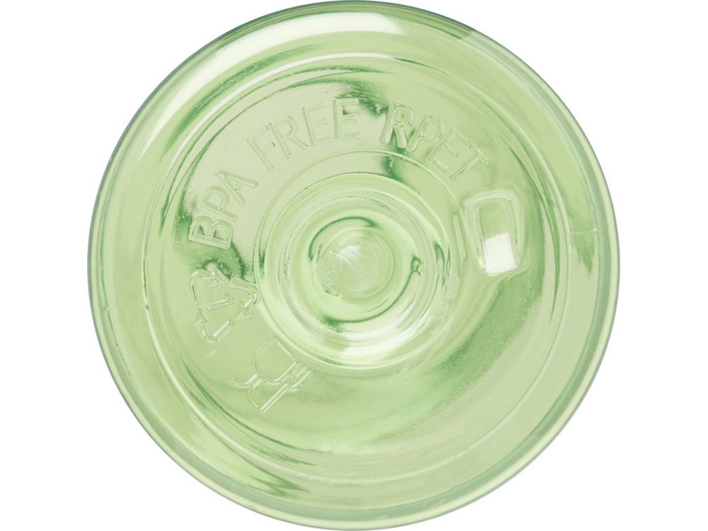 Бутылка для воды Sky из переработанной пластмассы объемом 650 мл - Зеленый-3