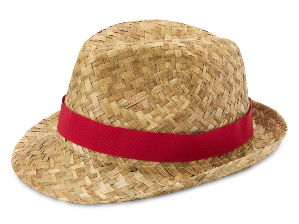 Pricus соломенная шляпа - Красный / Натуральный-0
