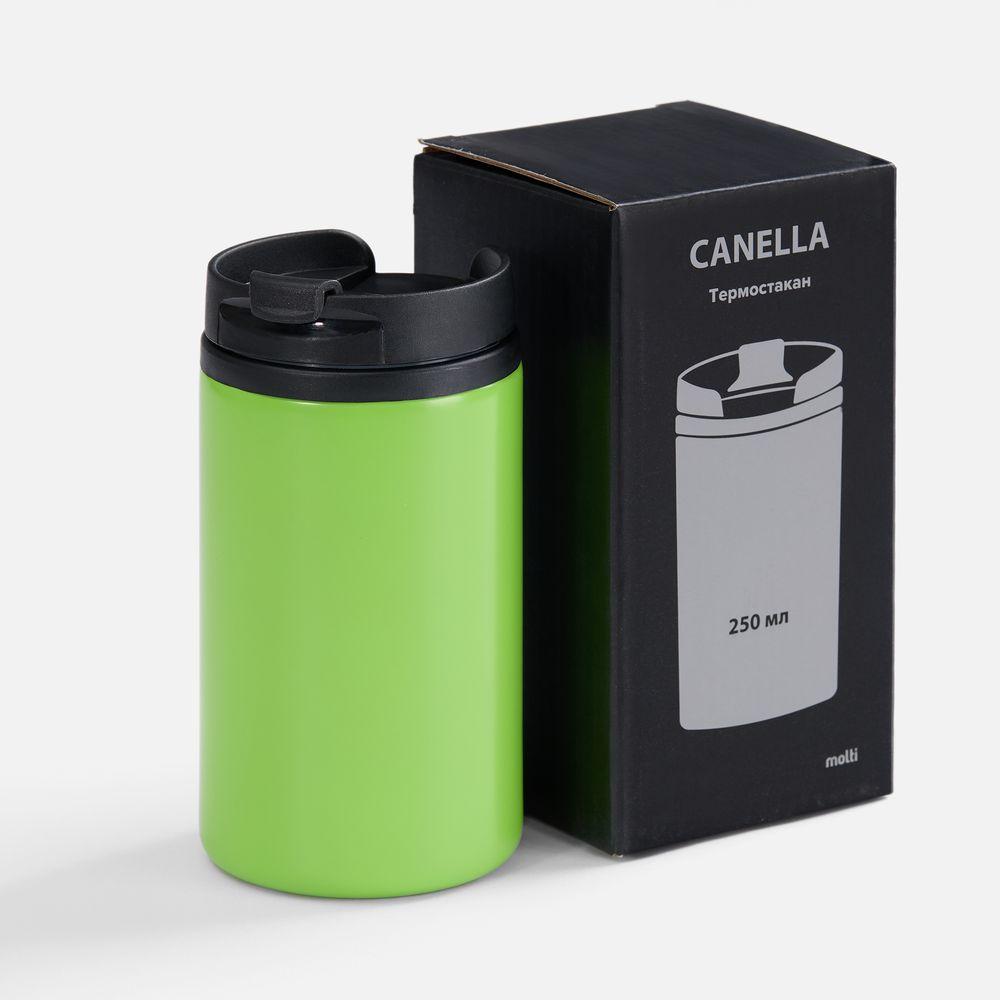 Термостакан Canella, зеленый матовый (яблоко)-5