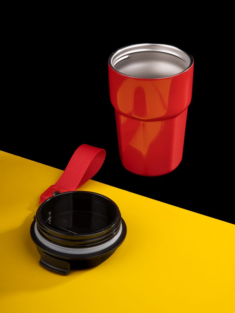 Термостакан Freshbrew, красный-6
