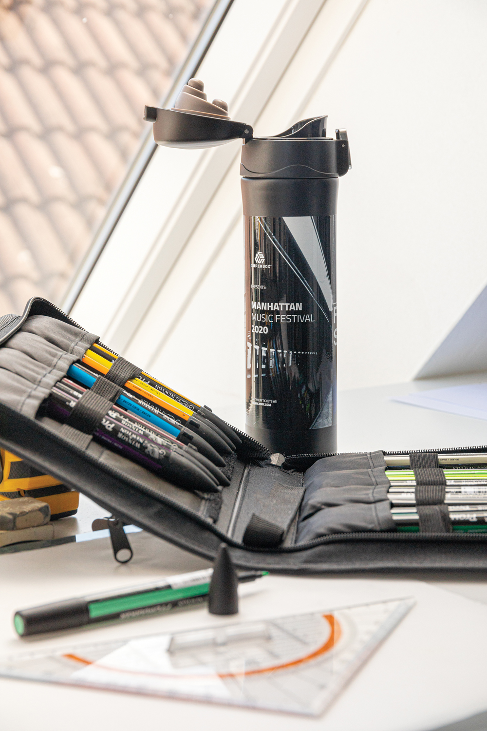 Термокружка Easy Lock из переработанной стали RCS, 450 мл-5