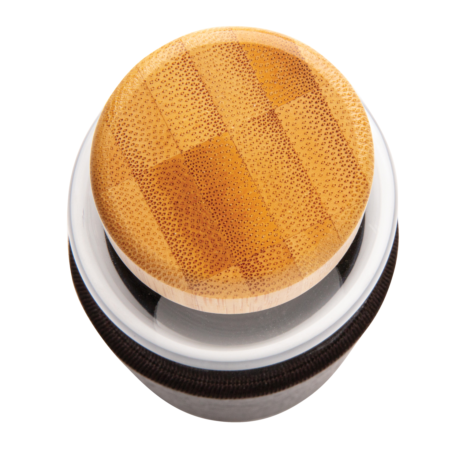 Стеклянная бутылка с чехлом-7