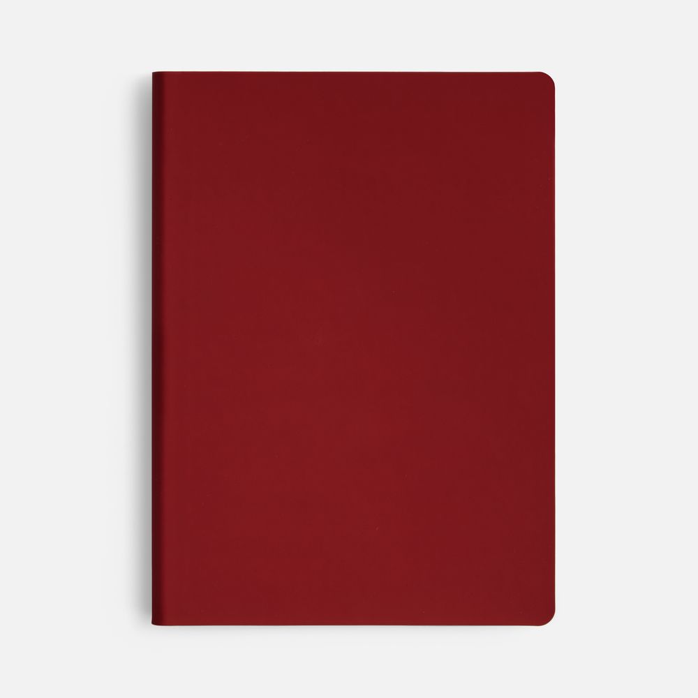 Ежедневник Flex Shall New, недатированный, красный-2