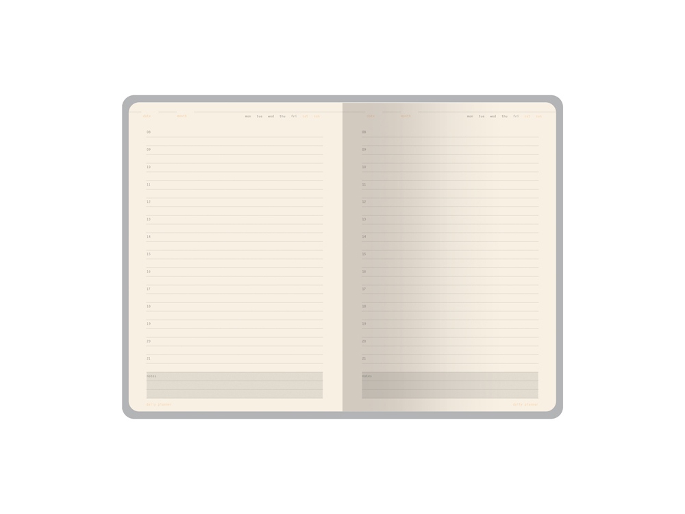 Ежедневник недатированный А5 Status, бордовый-7