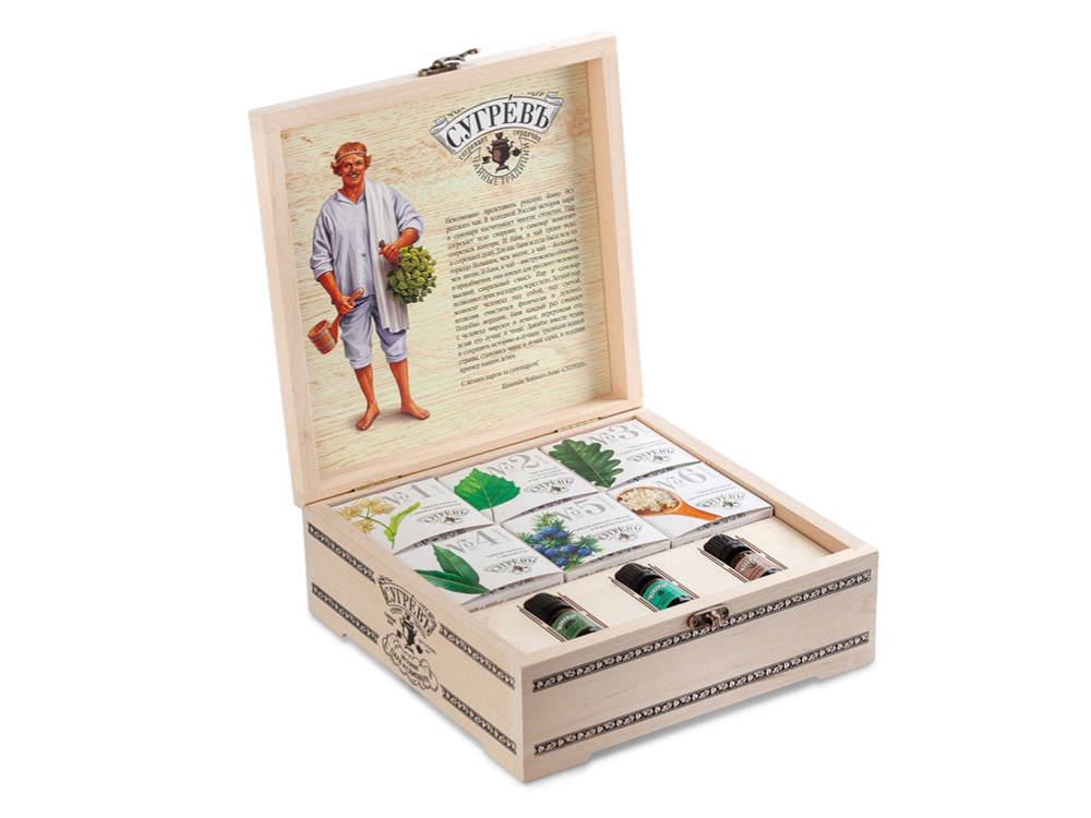 Шкатулка большая Сугревъ История пара и самовара-0