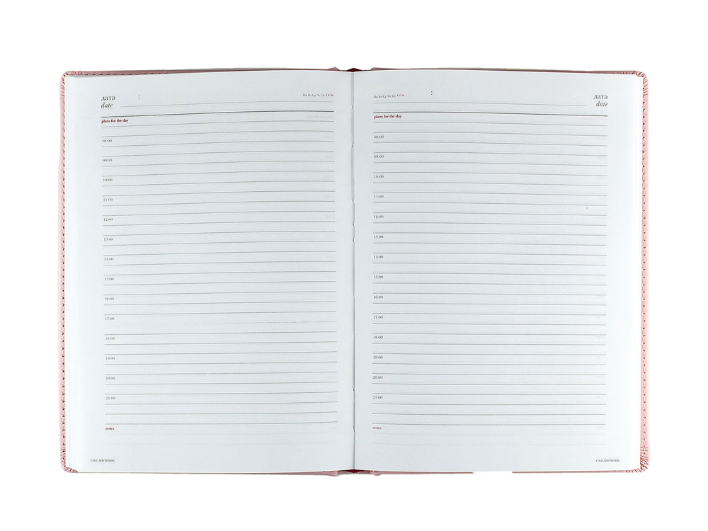 Ежедневник недатированный А5 Velvet, зефирный розовый-1