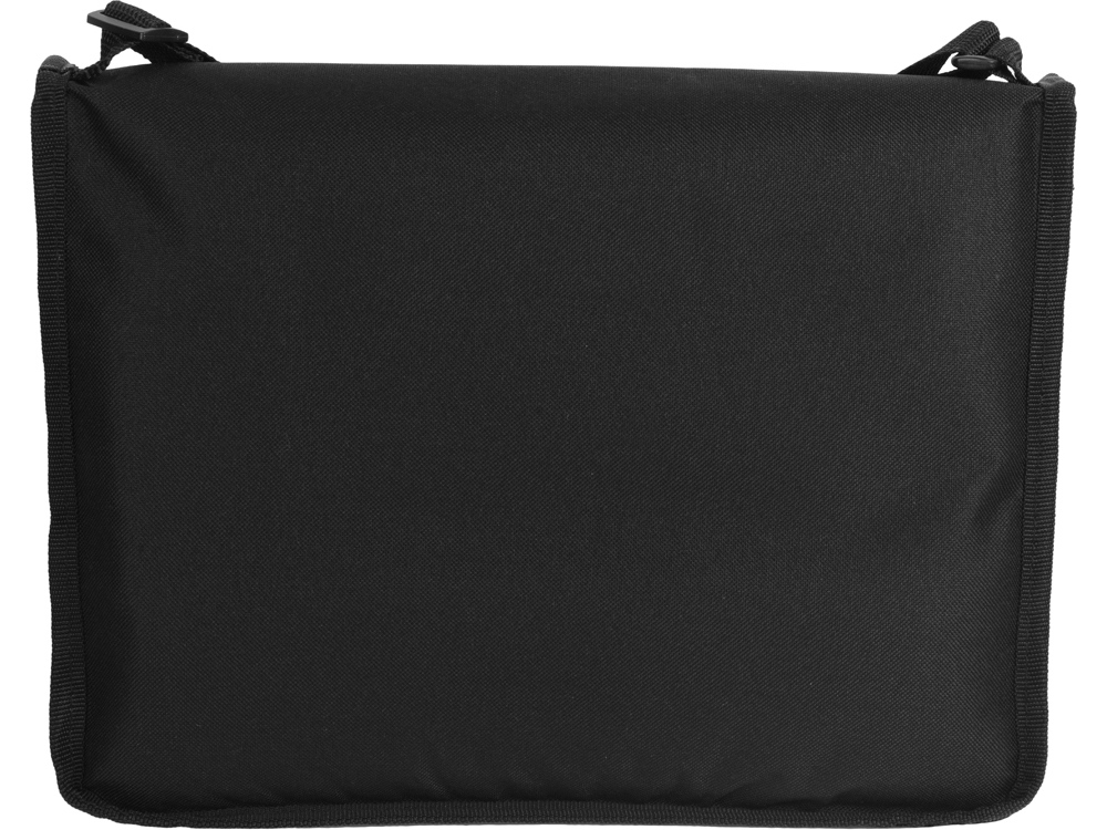 Плед в полоску в сумке Junket, зеленый-4