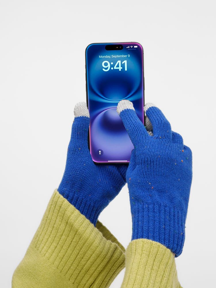 Перчатки сенсорные Spotti Senso, синие-1