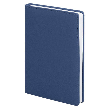 Ежедневник City Soft Touch Latte А5, Тёмно-синий-0