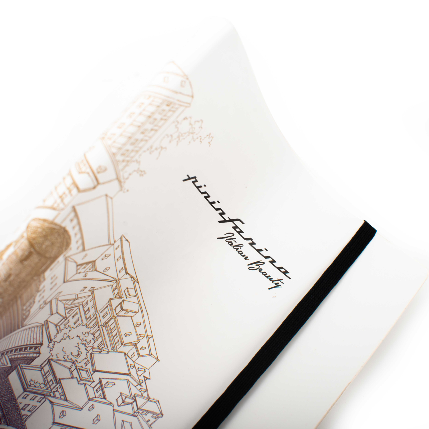 Блокнот линованный Pininfarina ITALIAN BEAUTY MILANO из каменной бумаги, А5-4