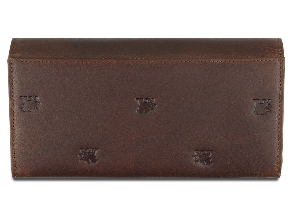 Кошелек Mano Don Leon, натуральная кожа в коричневом цвете, 19 х 10 см-1