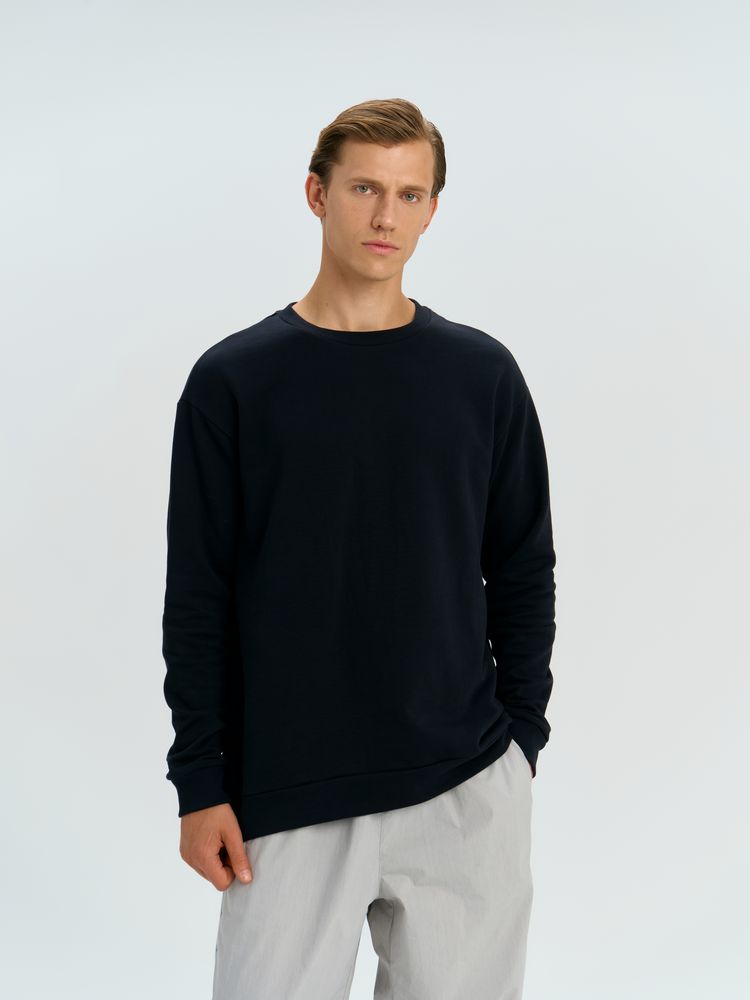 Свитшот оверсайз унисекс Omnifit, черный-0