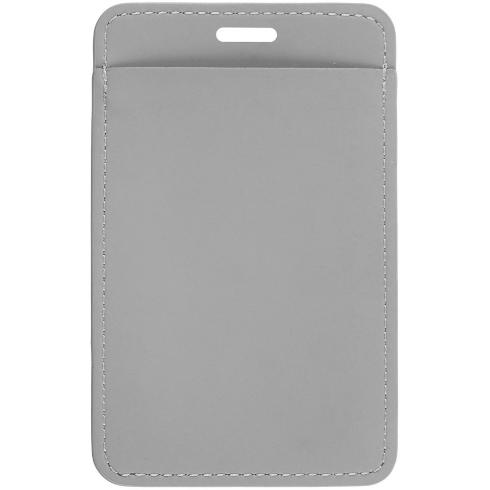 Чехол для пропуска Shall Simple, серый-1