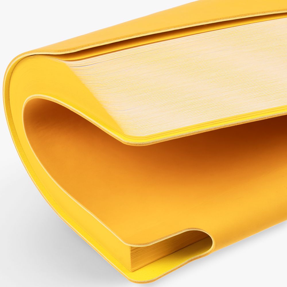 Ежедневник Flexpen Shall, недатированный, желтый-3