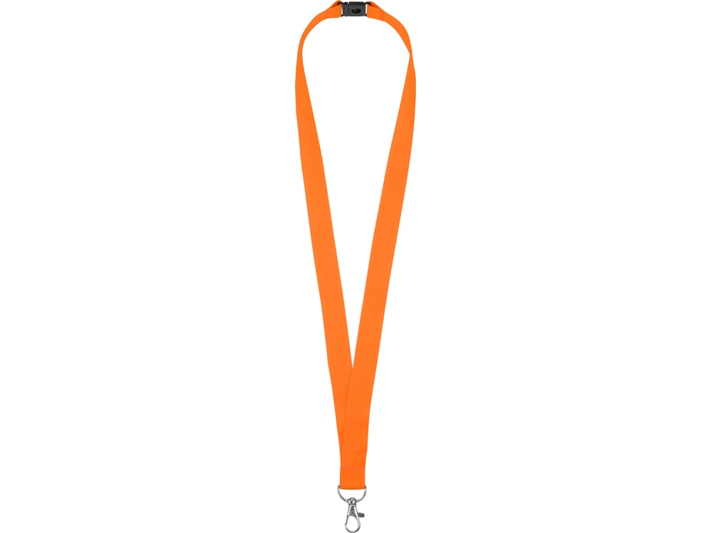 Ланьярд с карабином и замком безопасного разрыва, оранжевый-0