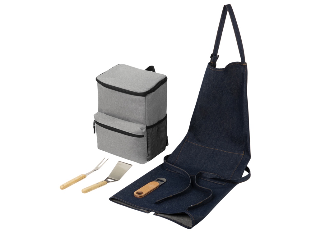 Подарочный набор для барбекю BBQ party, серый-1