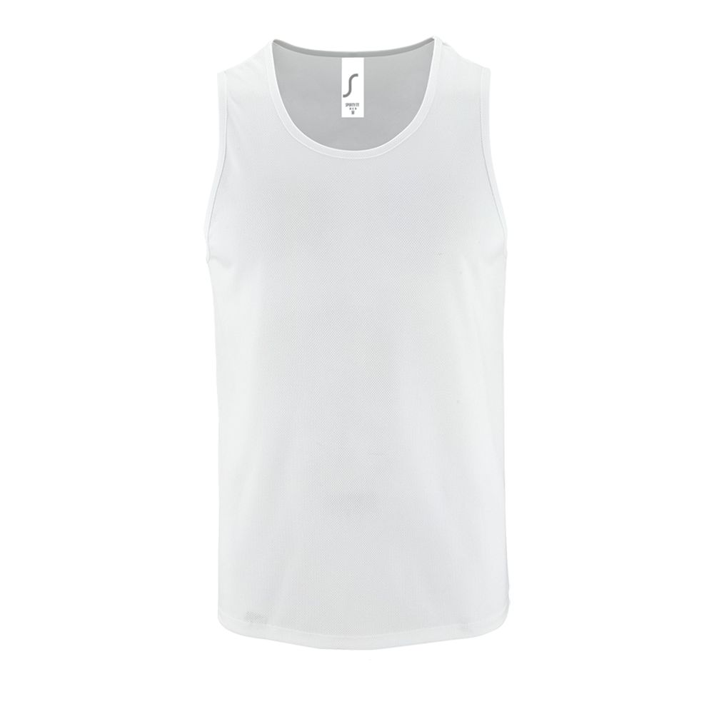 Майка мужская Sporty TT Men, белая-1