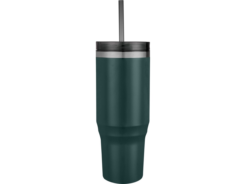 Melbourne кружка 1200 мл, сертифицированная согласно RCS, с соломинкой - Зеленый-1