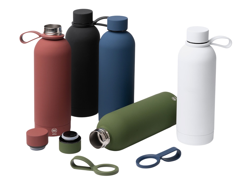 Термобутылка из переработанной нержавеющей стали 500 мл Сивас (SIVAS), белый-1