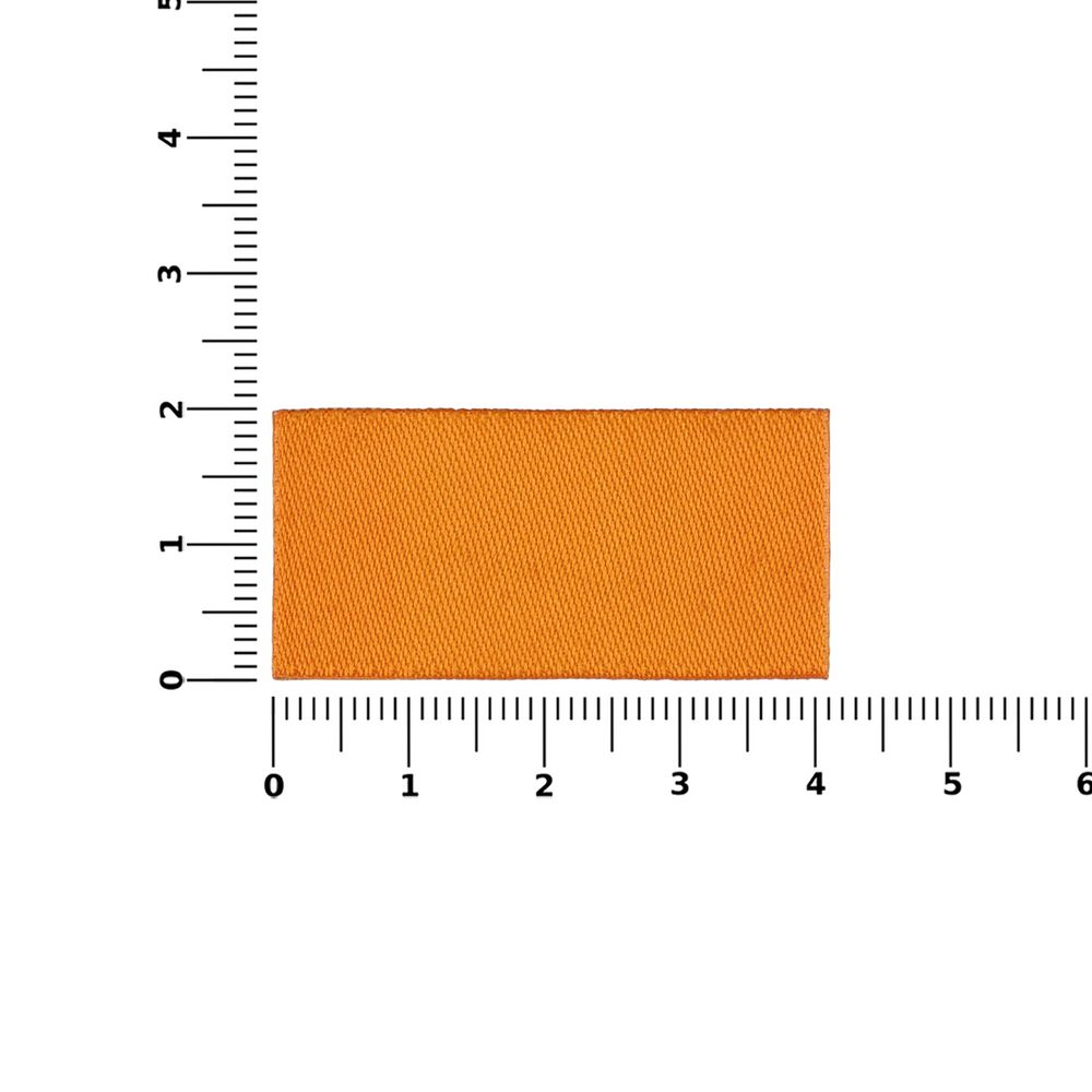 Лейбл тканевый Epsilon, XXS, оранжевый-3