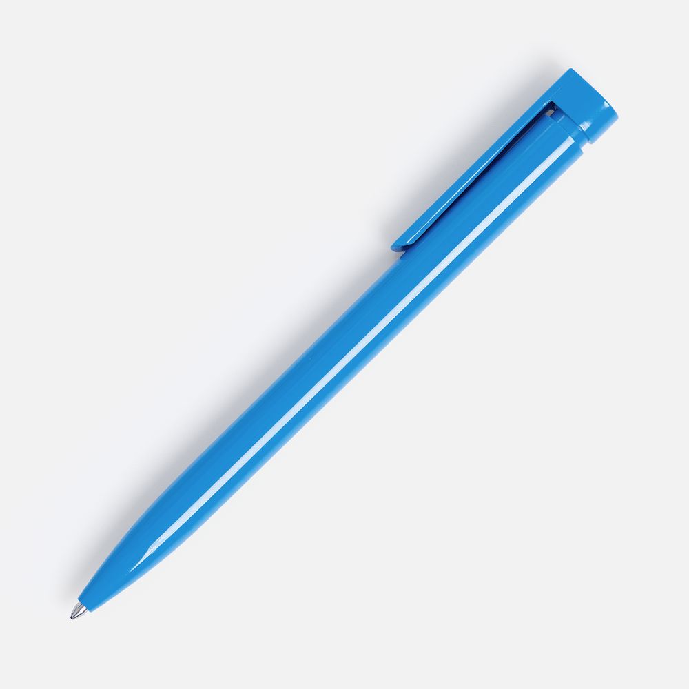 Ручка шариковая Liberty Polished, голубая-2