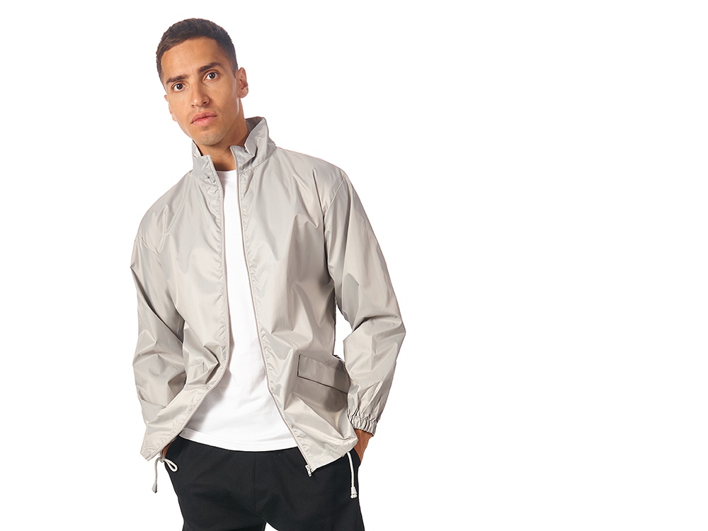 Ветровка Miami мужская с чехлом, серебристый-1