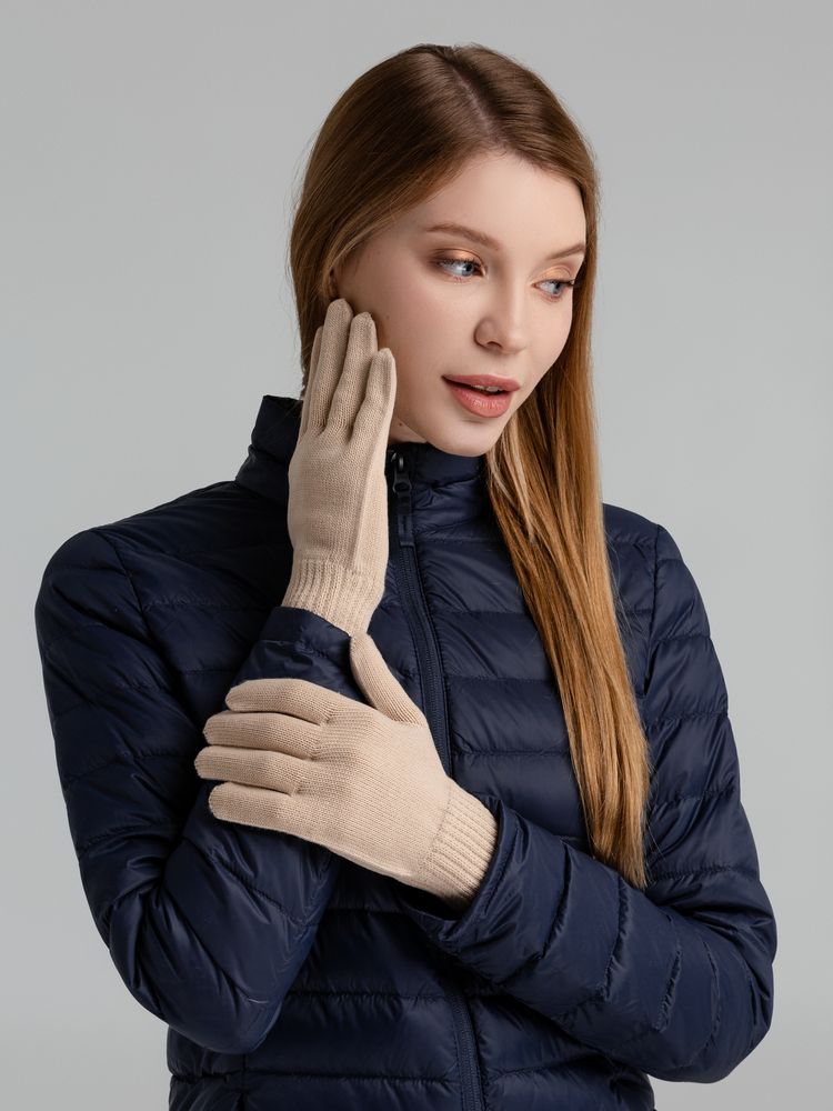 Перчатки Real Talk, бежевые-3