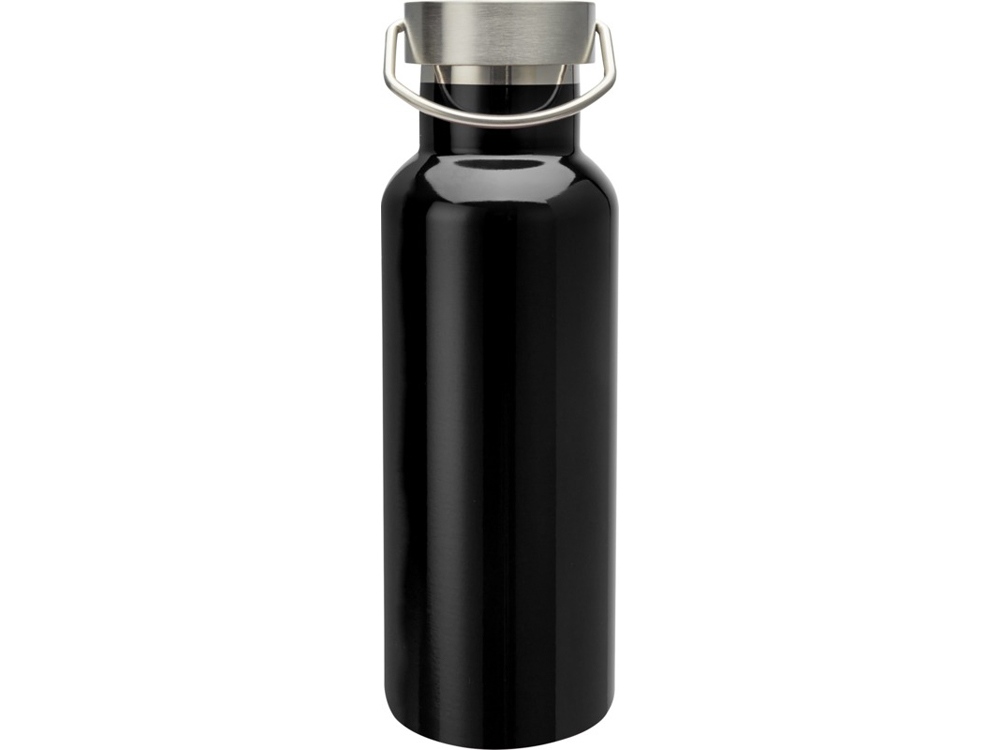 Бутылка для воды Thor из нержавеющей стали, сертифицированной по стандарту RCS, сплошной черный-1