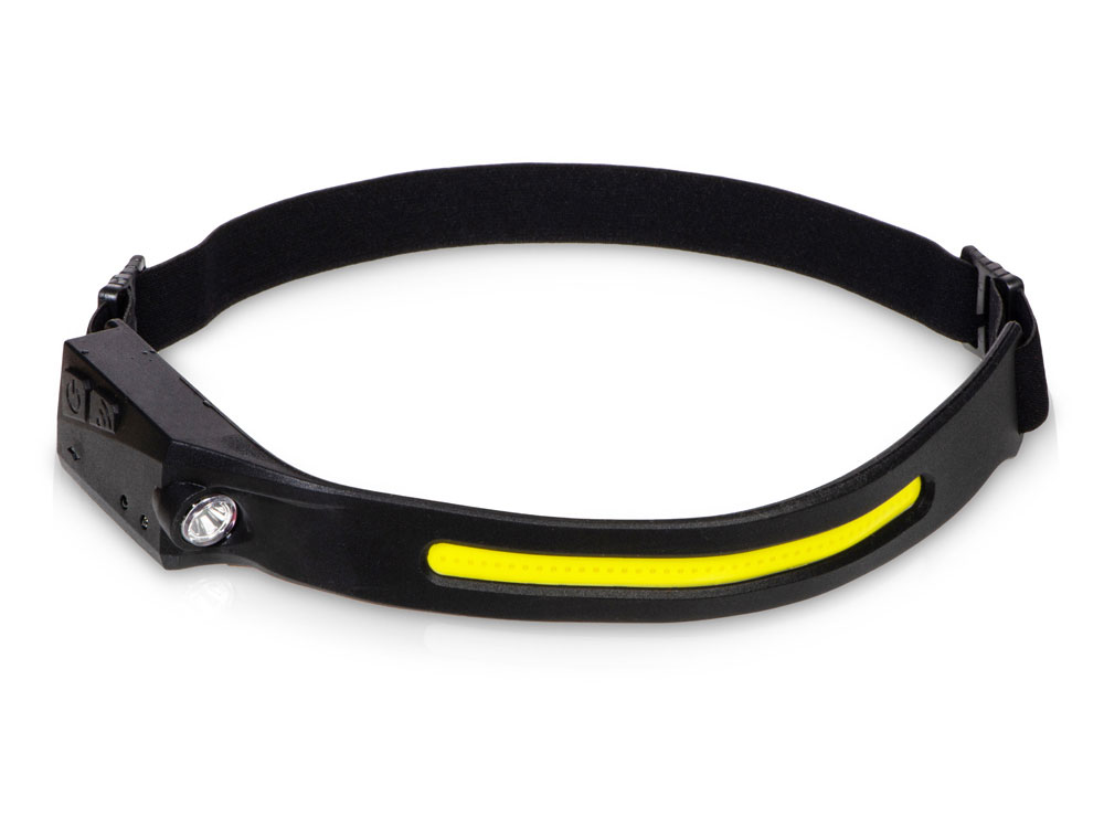 Налобный фонарь 2-в-1 c управлением жестами Spacelight, черный-0