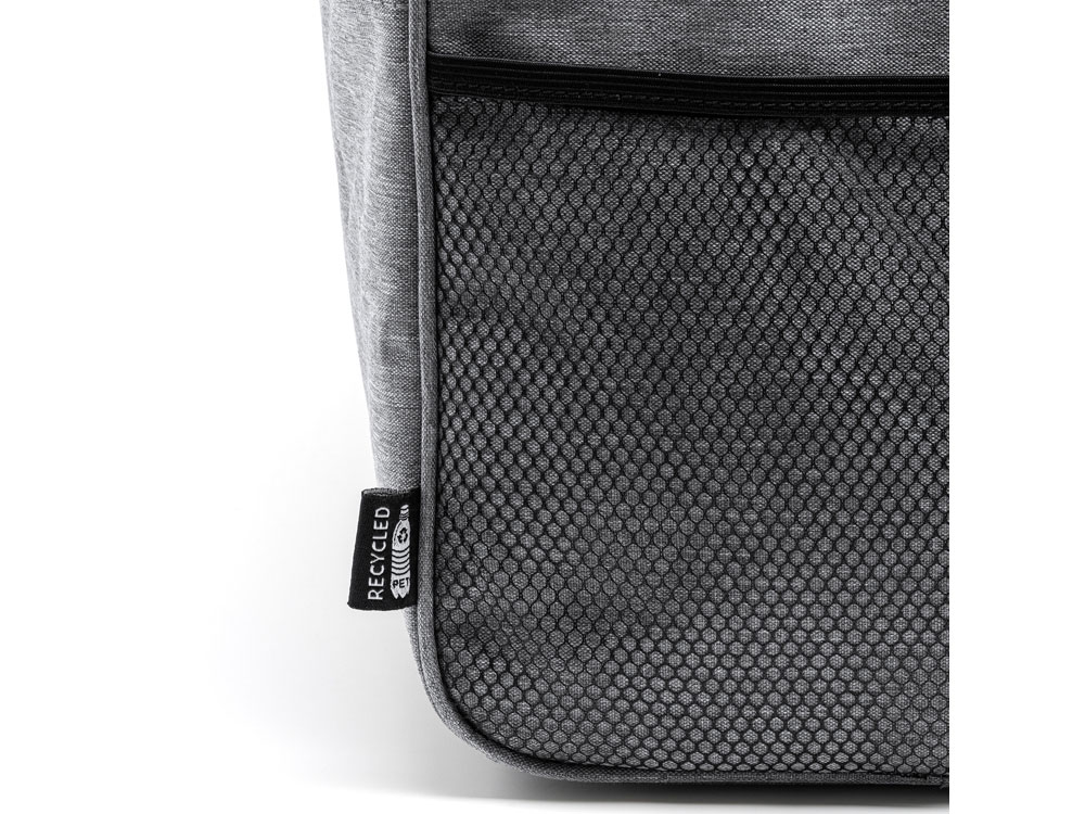 Сумка BALMOR многофункциональная из RPET 300D, серый меланж-3