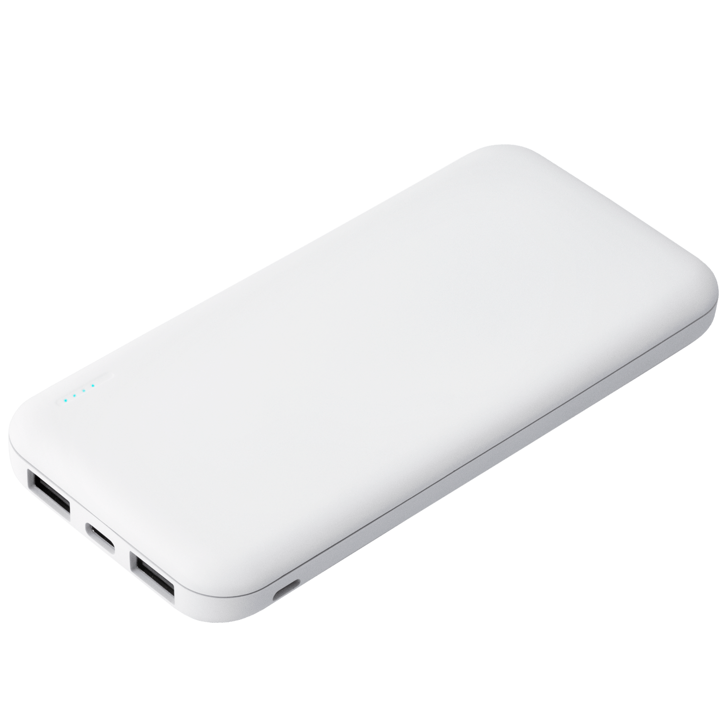 Внешний аккумулятор с подсветкой Люче (Luce) 10000 mAh, белый-0