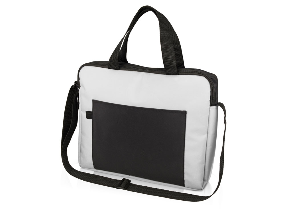 Конференц сумка для документов Congress, белый/черный-0
