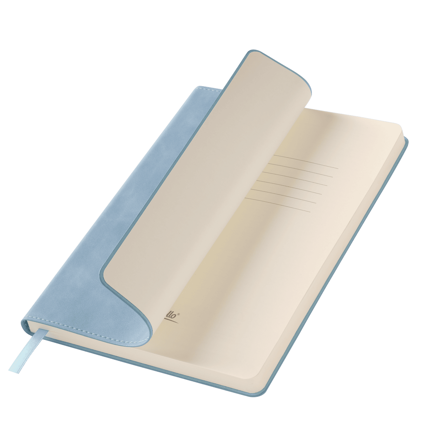 Ежедневник Verona недатированный, голубой-0