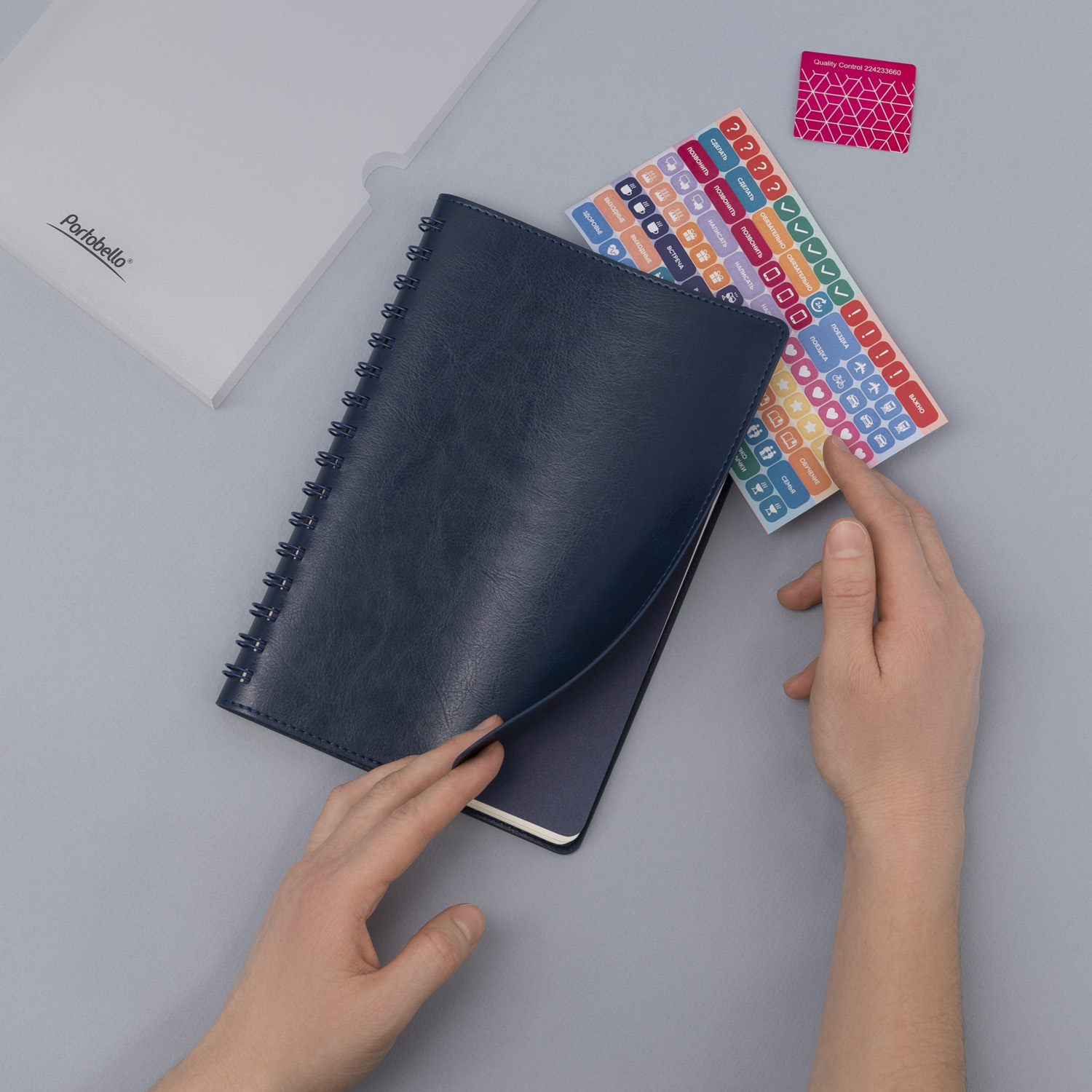 Ежедневник Виста Нео (Vista Neo) недатированный, синий-9