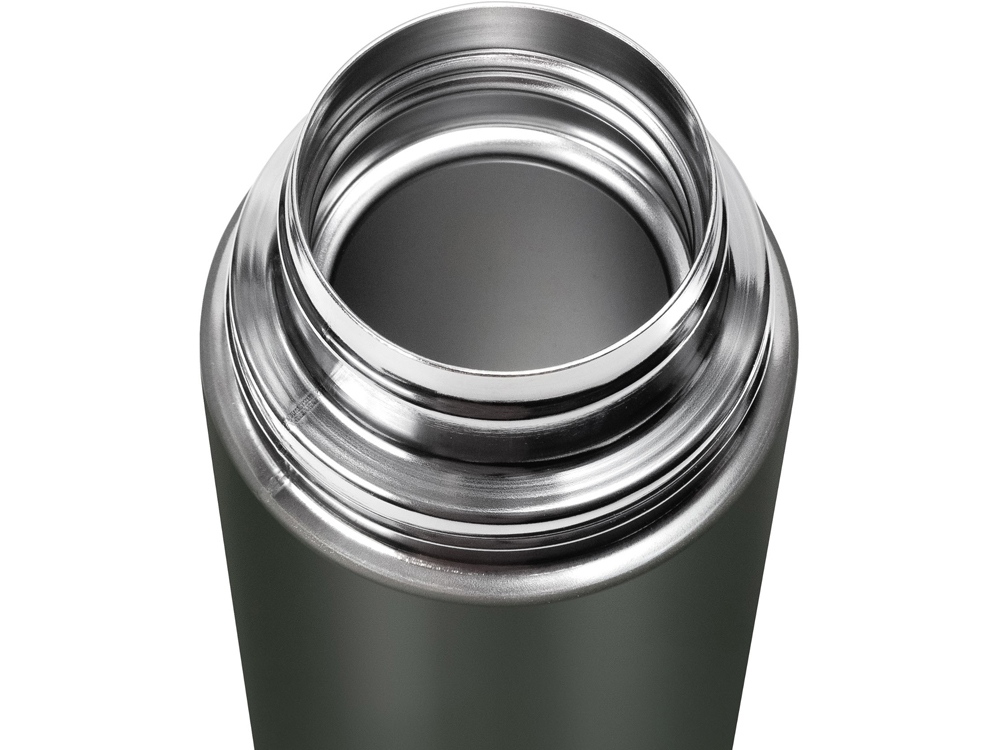 Термос Relaxika 101 (1 литр), хаки (без лого)-4