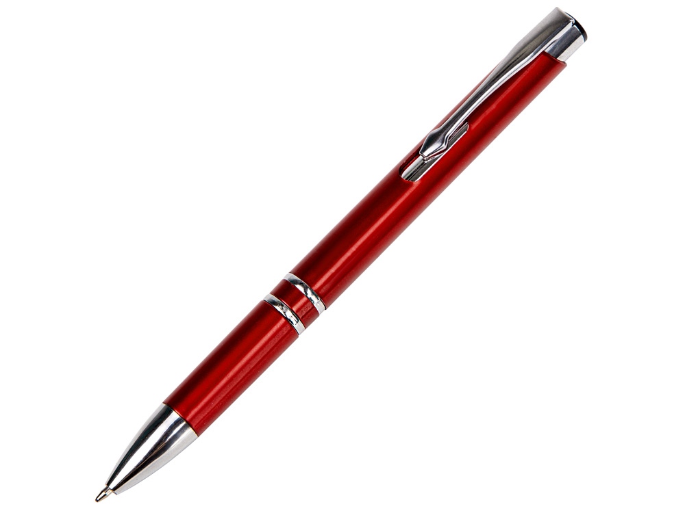 Ручка пластиковая шариковая Legend Plastic, красная-0