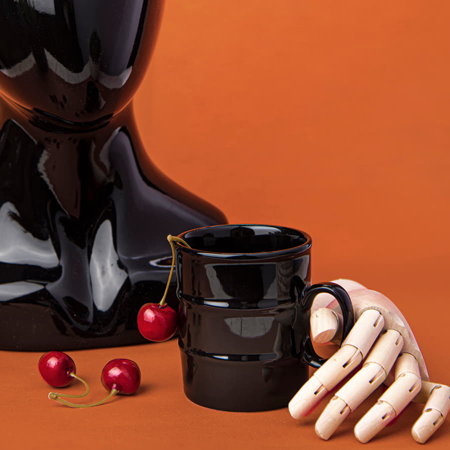 Кружка  "Бочка" в подарочной упаковке, черный-3