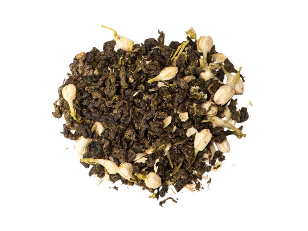 Чай зеленый, серия Bouquet, моли хуа с бутонами жасмина, стеклянная банка-6