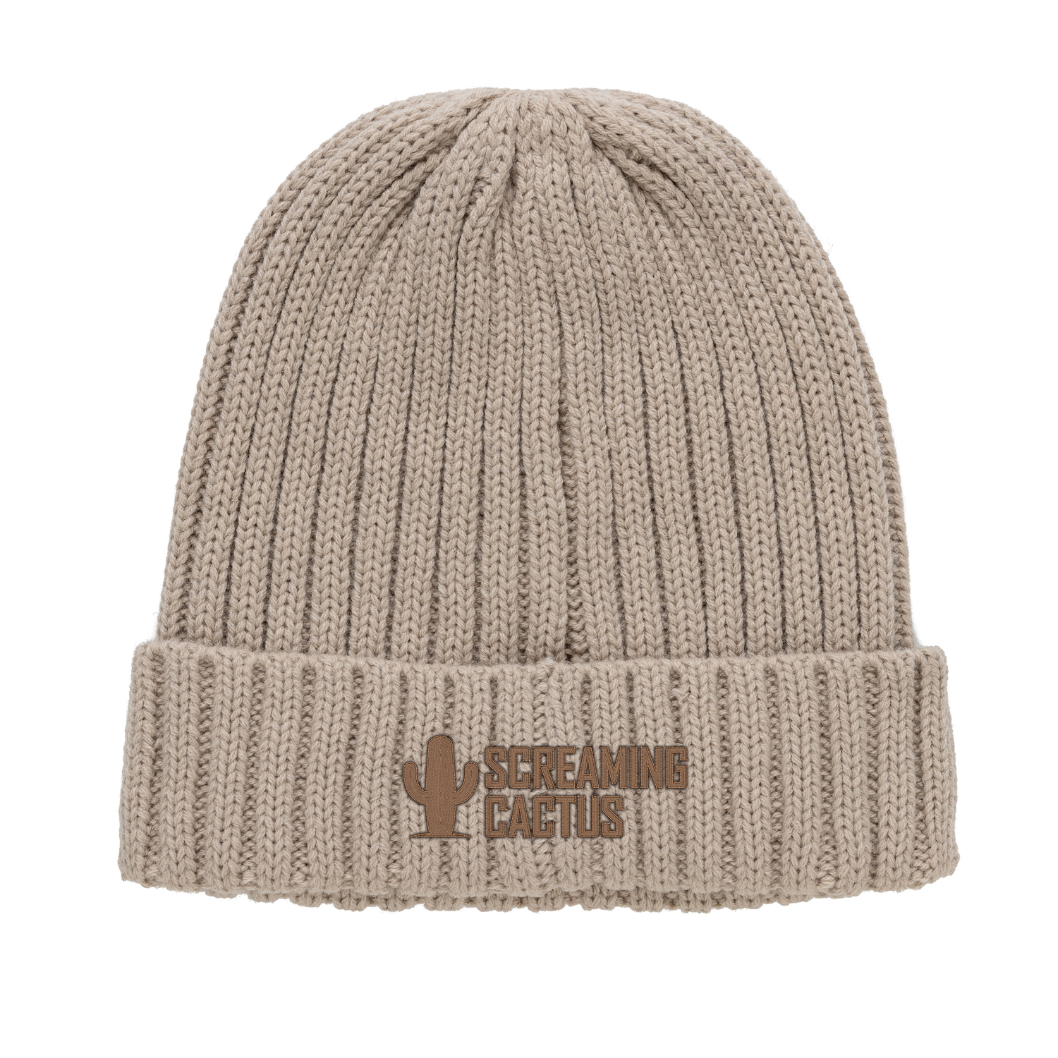 Вязаная шапка с отворотом Kennedi из Polylana® AWARE™-1