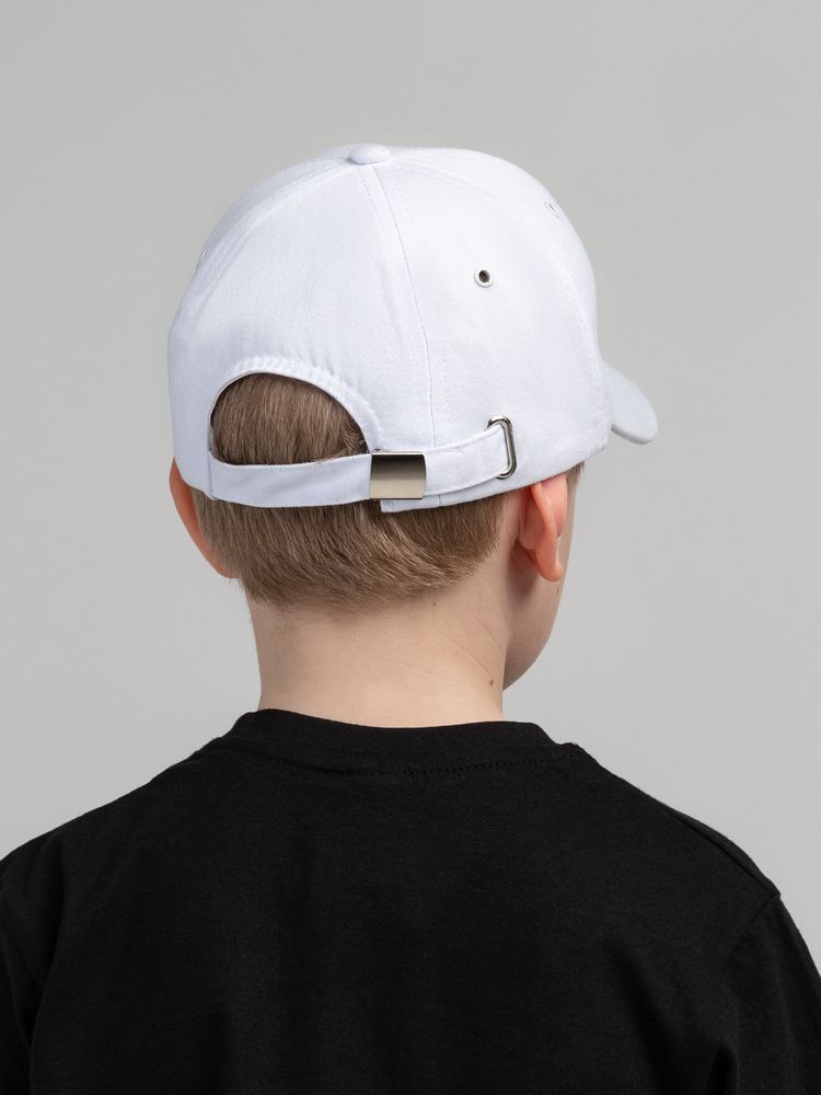 Бейсболка детская Capture Kids, белая-4