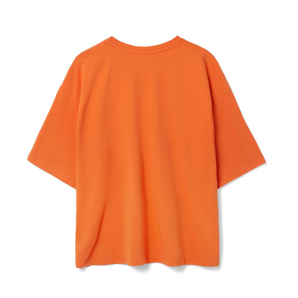 Футболка унисекс оверсайз Street Vibes, оранжевая-2