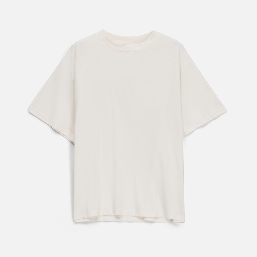 Футболка унисекс оверсайз T2, молочно-белая-7
