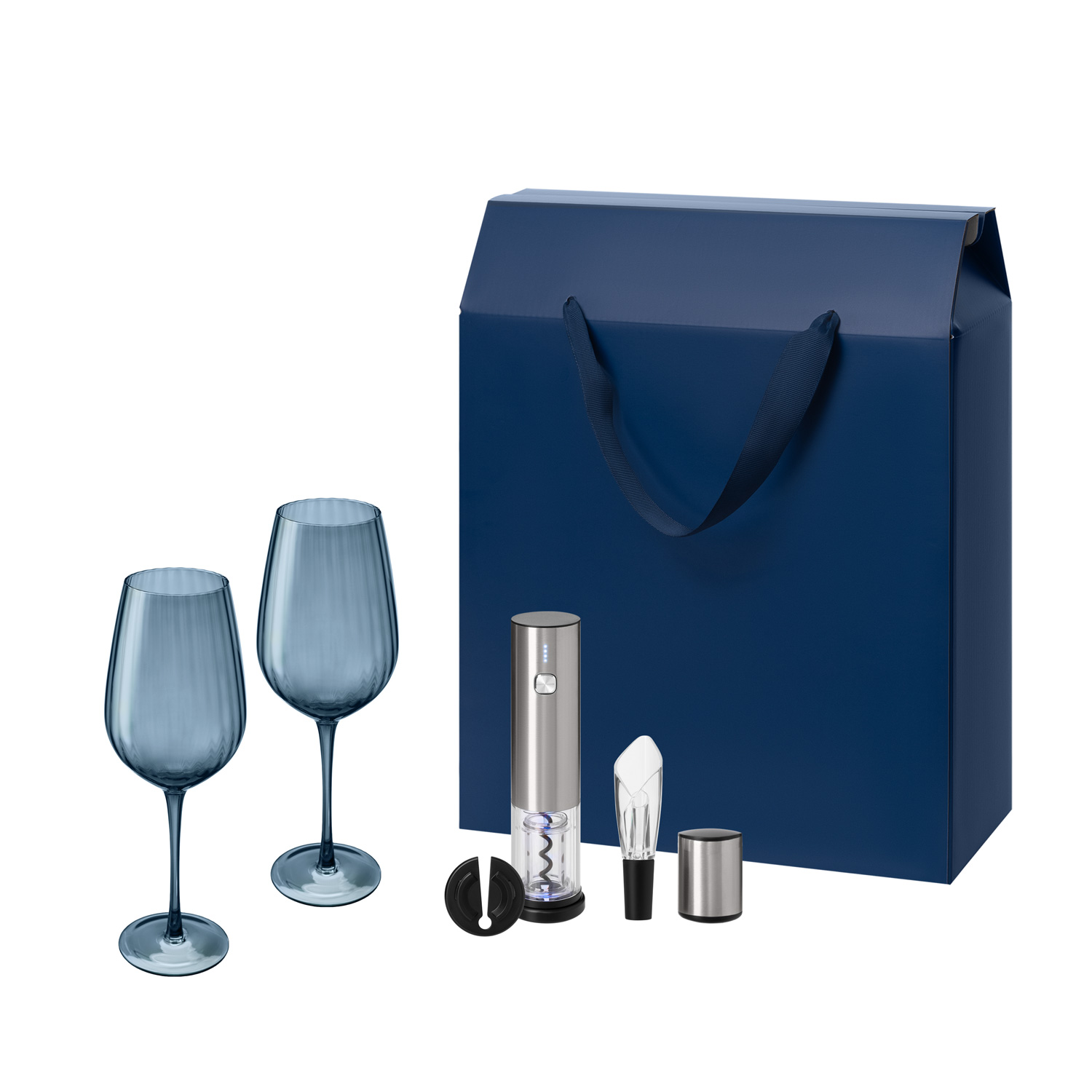 Подарочный набор Toscana, Vintaro (2 бокала + набор для вина)-0