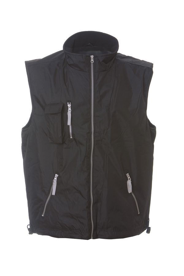 Жилет PORTUGAL c карманами, черный-0