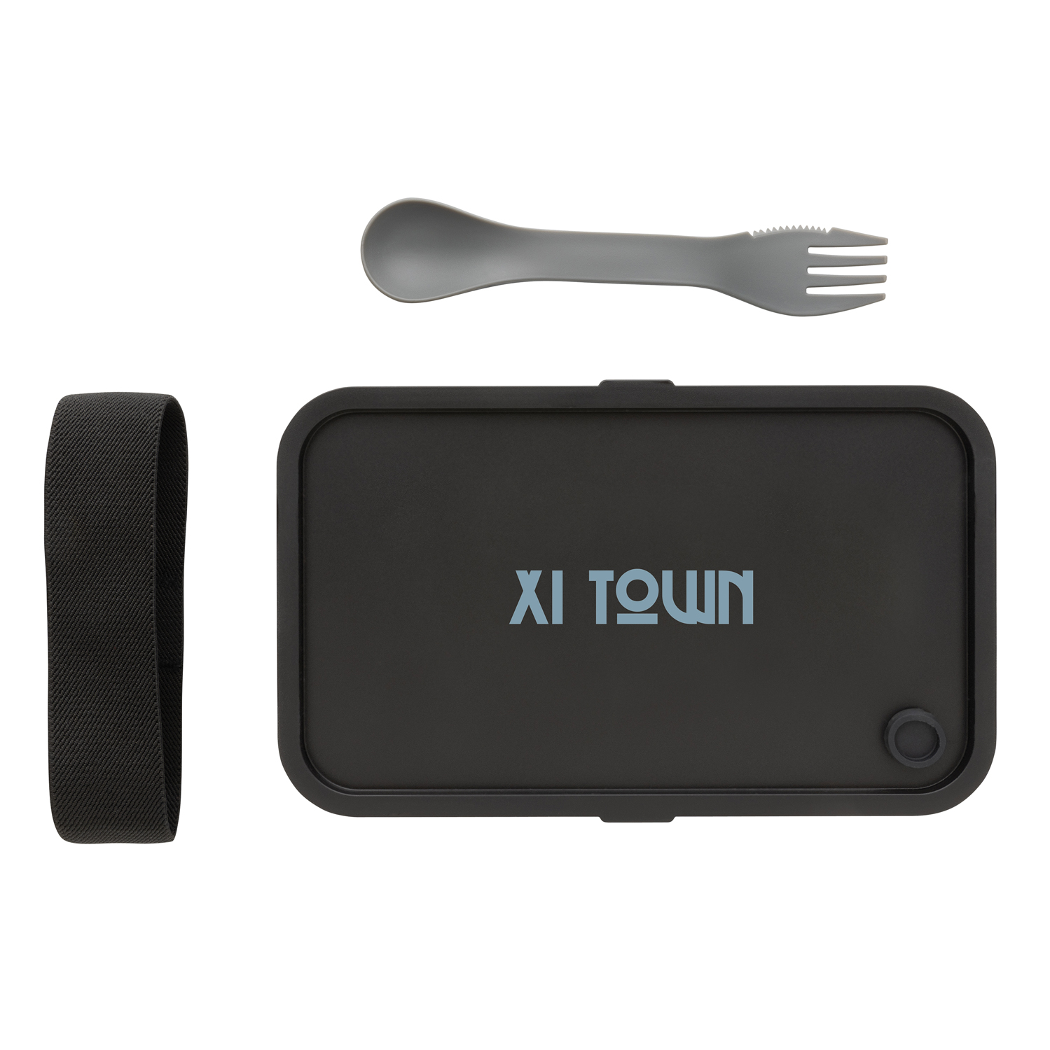 Ланч-бокс из переработанного полипропилена со столовым прибором (стандарт GRS)-3