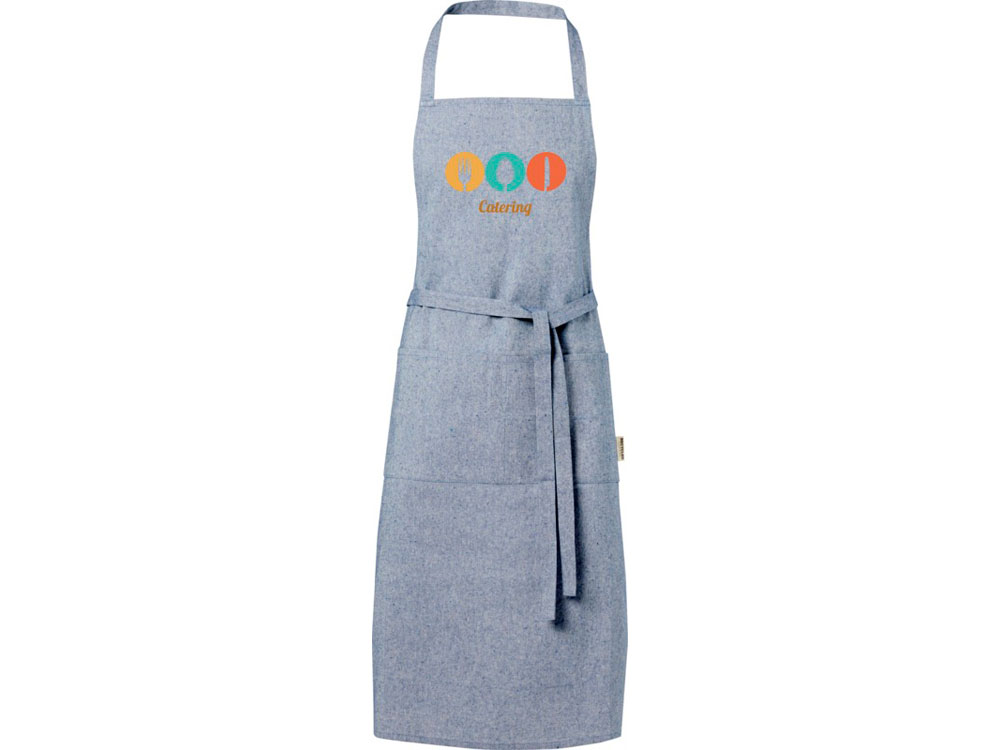 Pheebs 200 g/m2 recycled cotton apron, синий-3