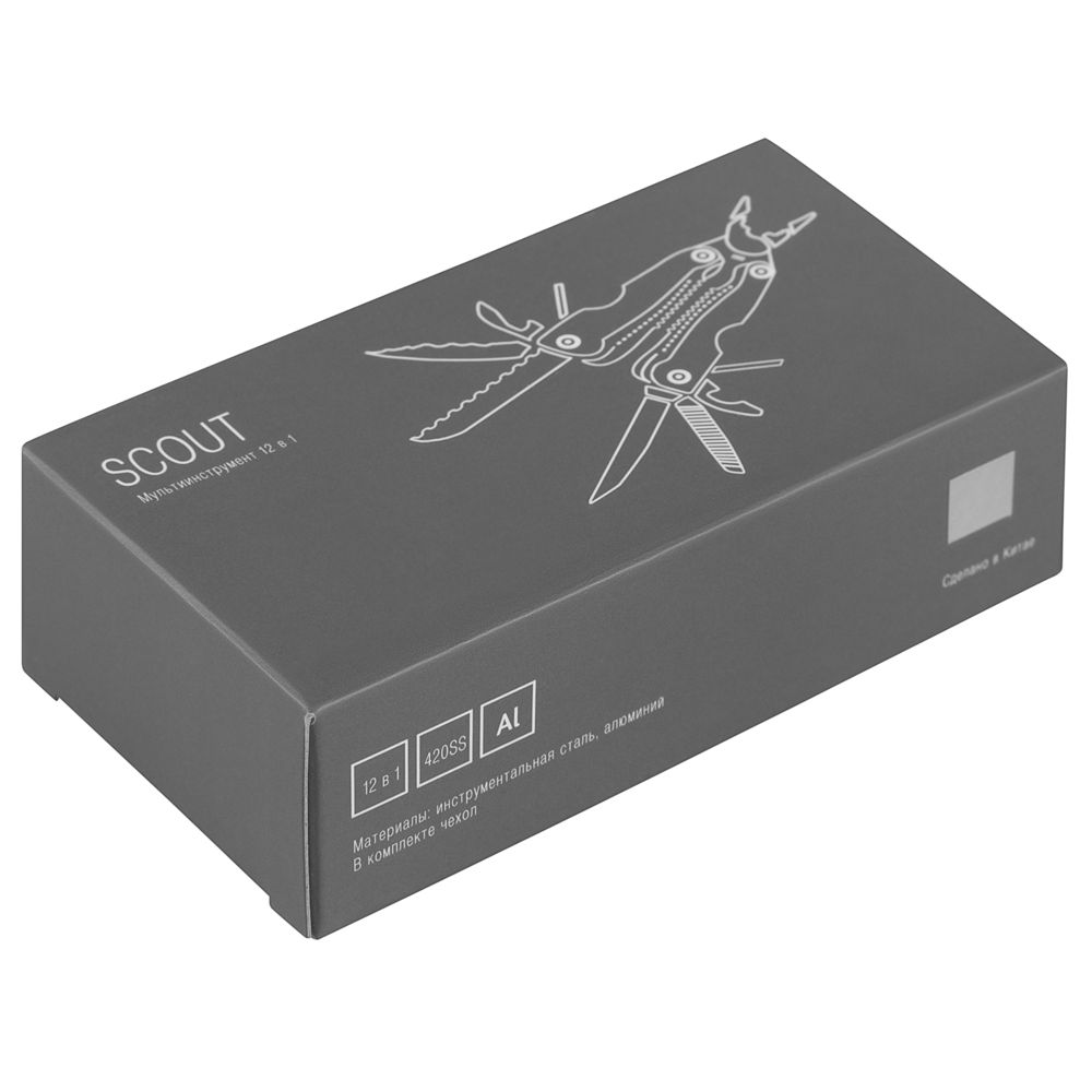 Мультитул Scout, серебристый-2