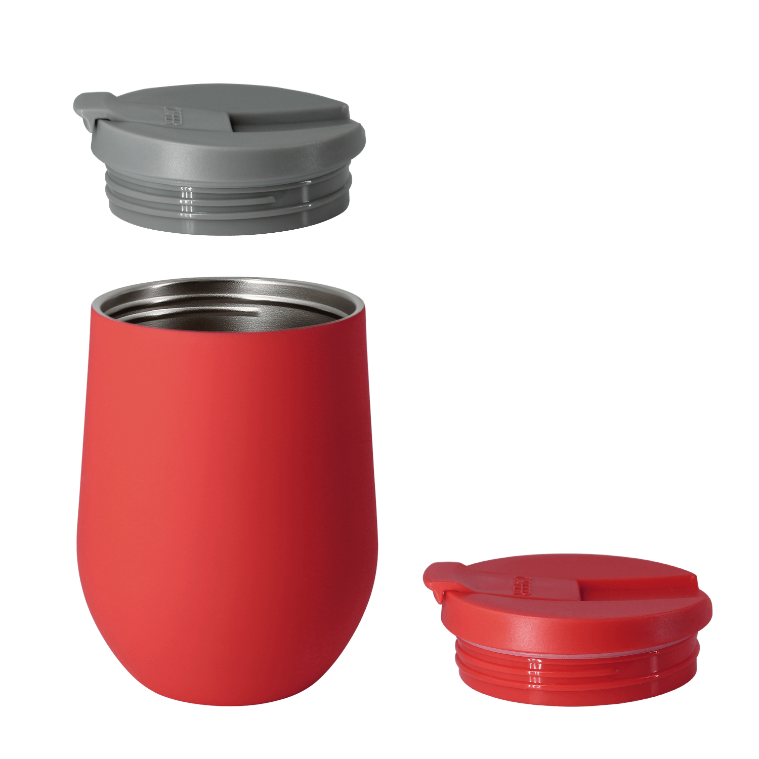 Набор NEO DUO: Кофер софт-тач NEO CO12s с дополнительной крышкой (красный с серым)-4